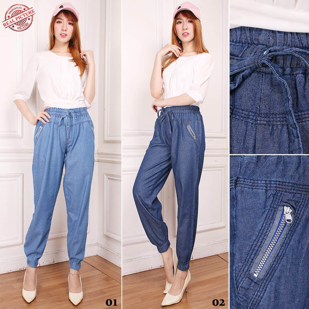 SB Collection Celana Panjang Viera Longpants Joger Casual Jeans Wanita