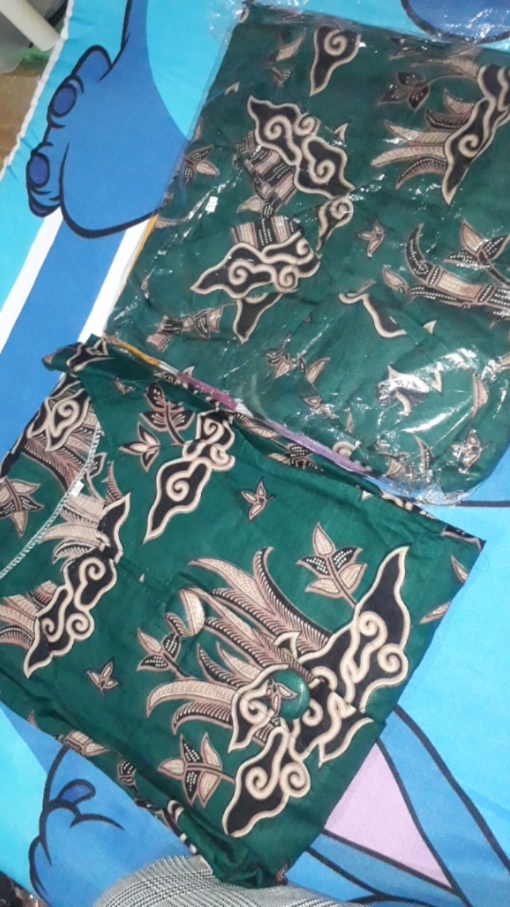 Maura Couple - Sania Ruffle Batik Couple Ori Ndoro Jowi Dnt Garansi