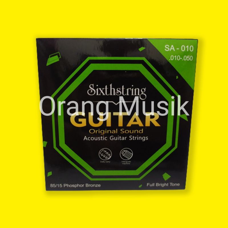 Senar Gitar Akustik Sixth String SA 010 Import - Senar Sixthstring Ukuran 010-050