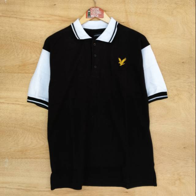 Poloshirt Lyle and Scott Ringer Hitam