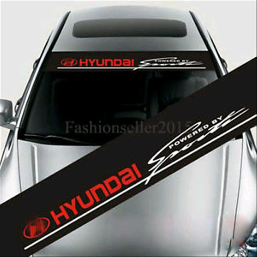 Stiker Kaca Depan Mobil Hyundai Stiker Kaca Hyunday Sport