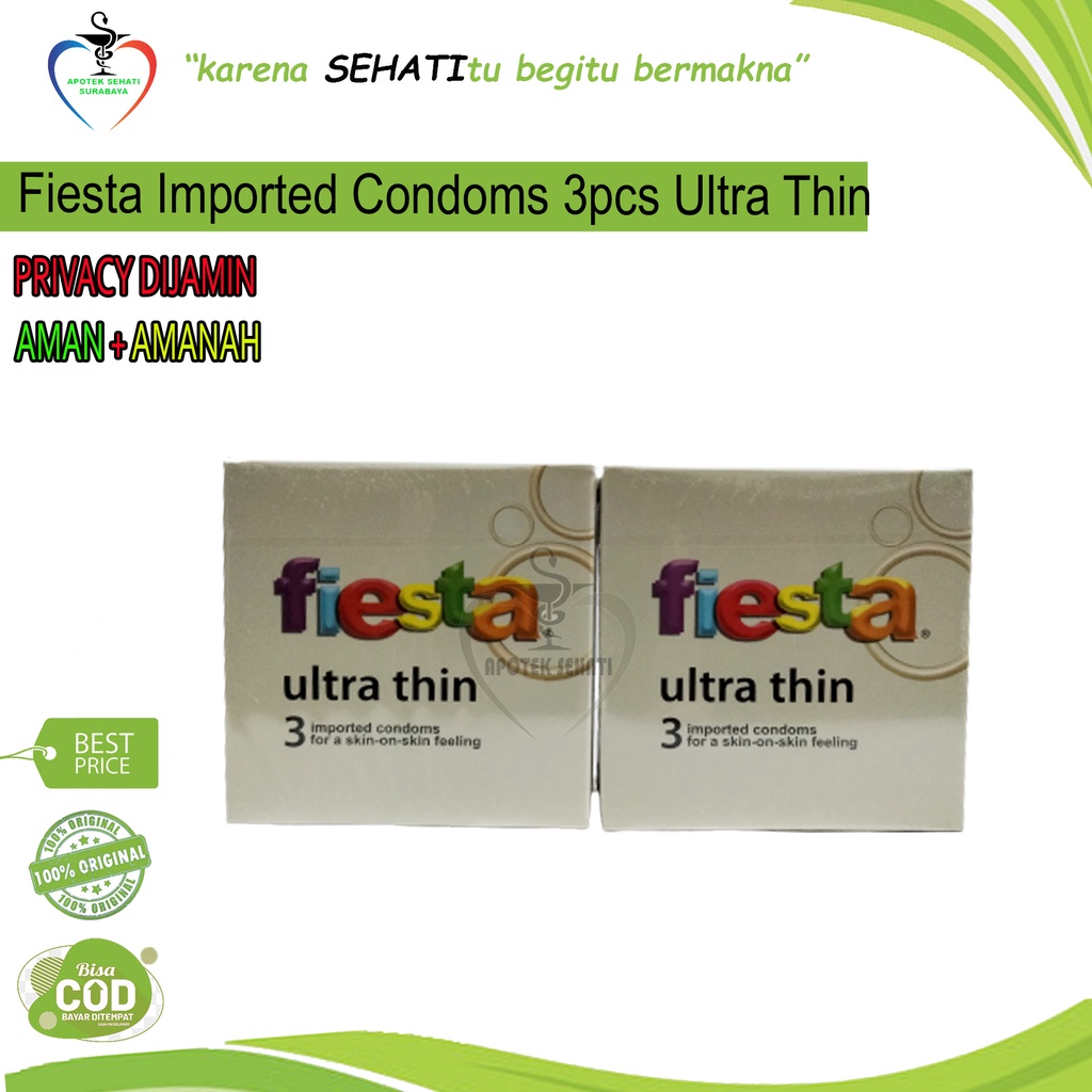 Kondom Fiesta Ultra Thin- 3pcs