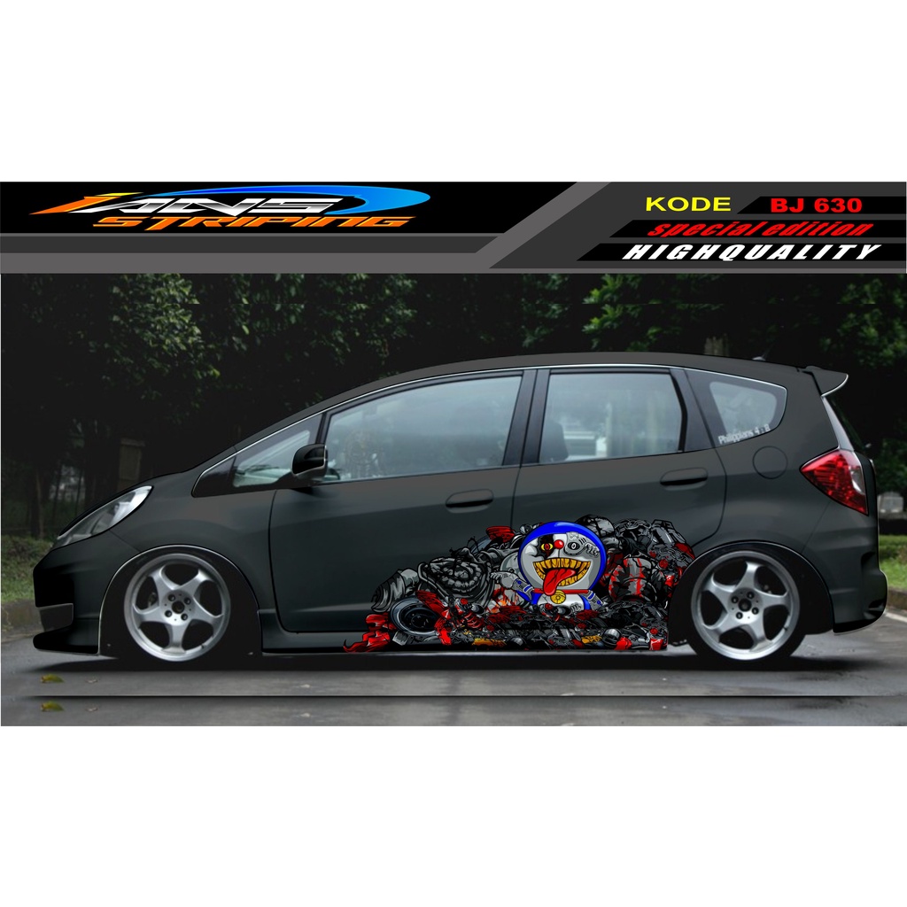 DECAL STICKER MOBIL JAZZ BRIO AVANZA SIGRA YARIS / STIKER VARIASI MOBIL / MODIF STICKER MOBIL 630