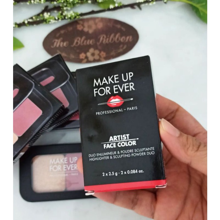 MAKE UP FOR EVER MUFE ARTIST FACE COLOR HIGHLIGHTER &amp; SCLUPTING POWDER DUO