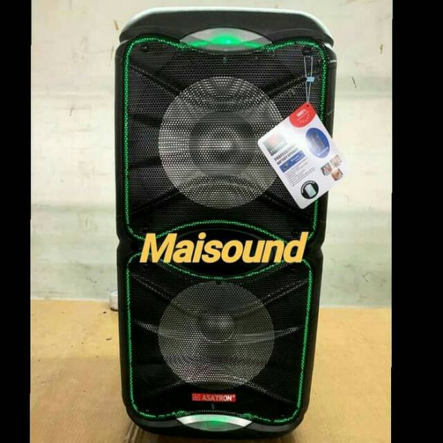 SPEAKER BLUETOOTH ASATRON TORNADO HT 8890 2 x 12 Inch HT8890