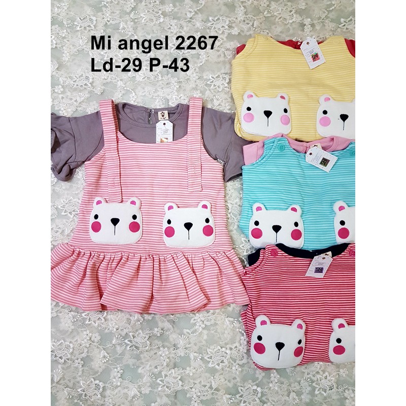 Me angel 2267 overall boneka bear anak bayi 12-18 bulan