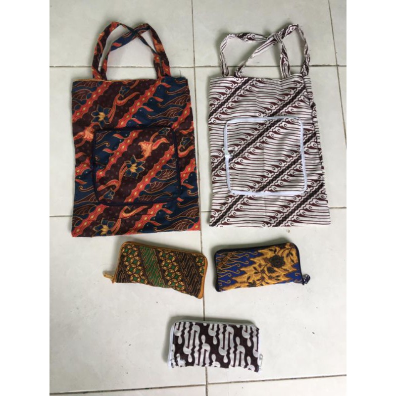 Tas Batik Lipat / Tas Belanja Lipat