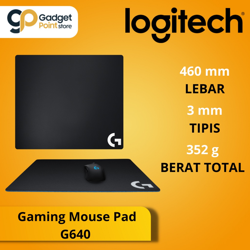 Logi G Logitech Gaming Mouse Pad G640 Large Cloth - Garansi Resmi 1 Tahun