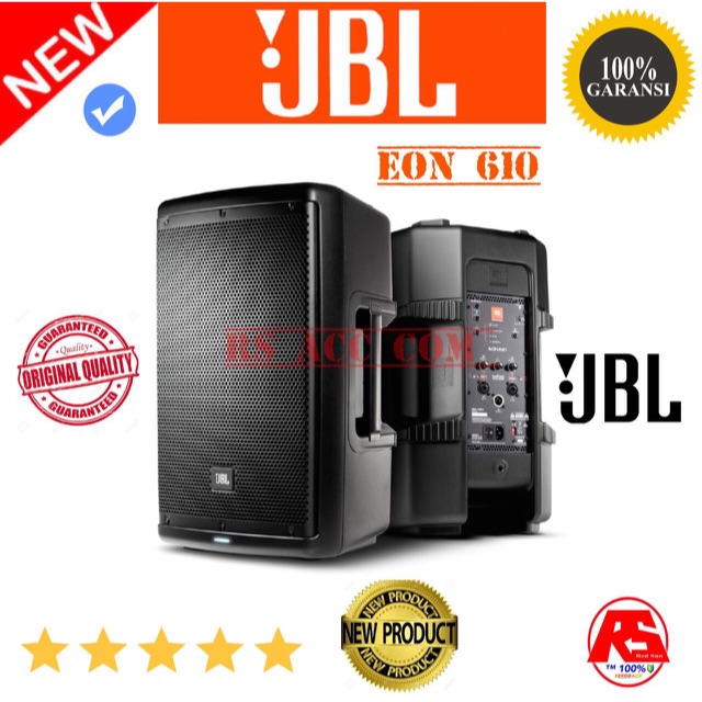 Speaker Aktif JBL EON 610 Powered 10 INCH 2way Loudspeaker Each ORIGINAL