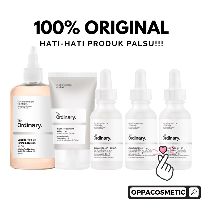 The Ordinary Niacinamide 10% + Zinc 1% 30ml | The Ordinary Buffet 30ml | The Ordinary 100% Organic Cold-Pressed Rose Hip Seed Oil 30ml | The Ordinary Marine Hyaluronics 30ml