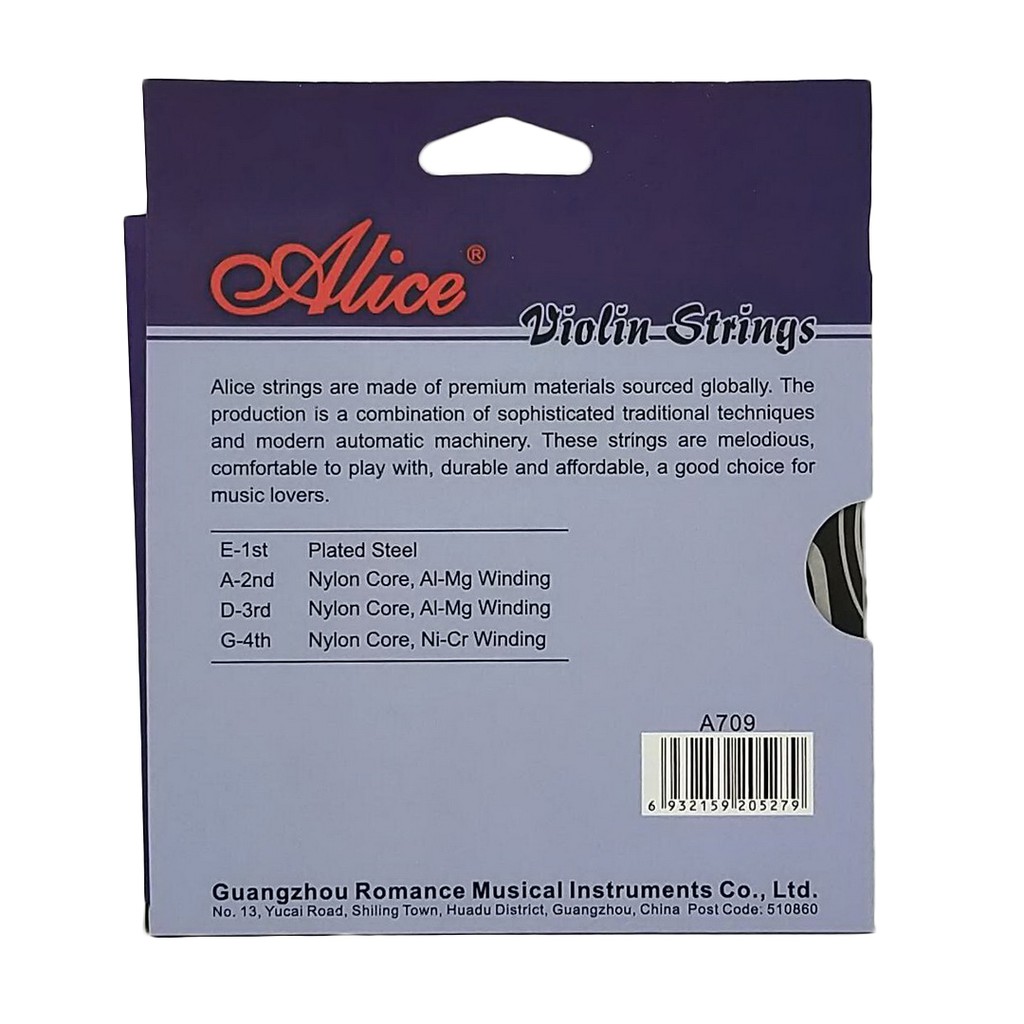 Alice A709 Senar Biola Professional Violin Strings Set