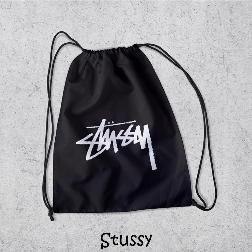 ZCO - Tas Serut Multifungsi Untuk Olahraga Sekolah Futsal Basket Berenang Tas Serut Stussy