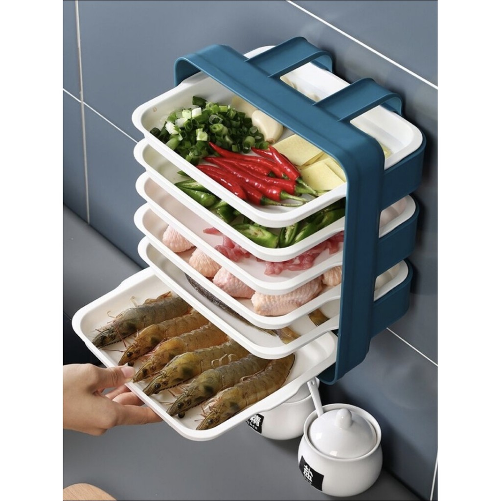 RAK SAYUR 6 SUSUN 1069 Kitchen Food Rack 6 Layer Rak Dapur Modern Serbaguna