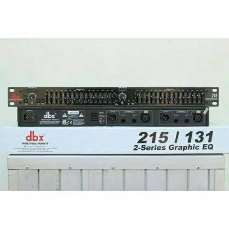 EQUALIZER DBX 215 2X GRAPHIC EQ GARANSI 1 TAHUN