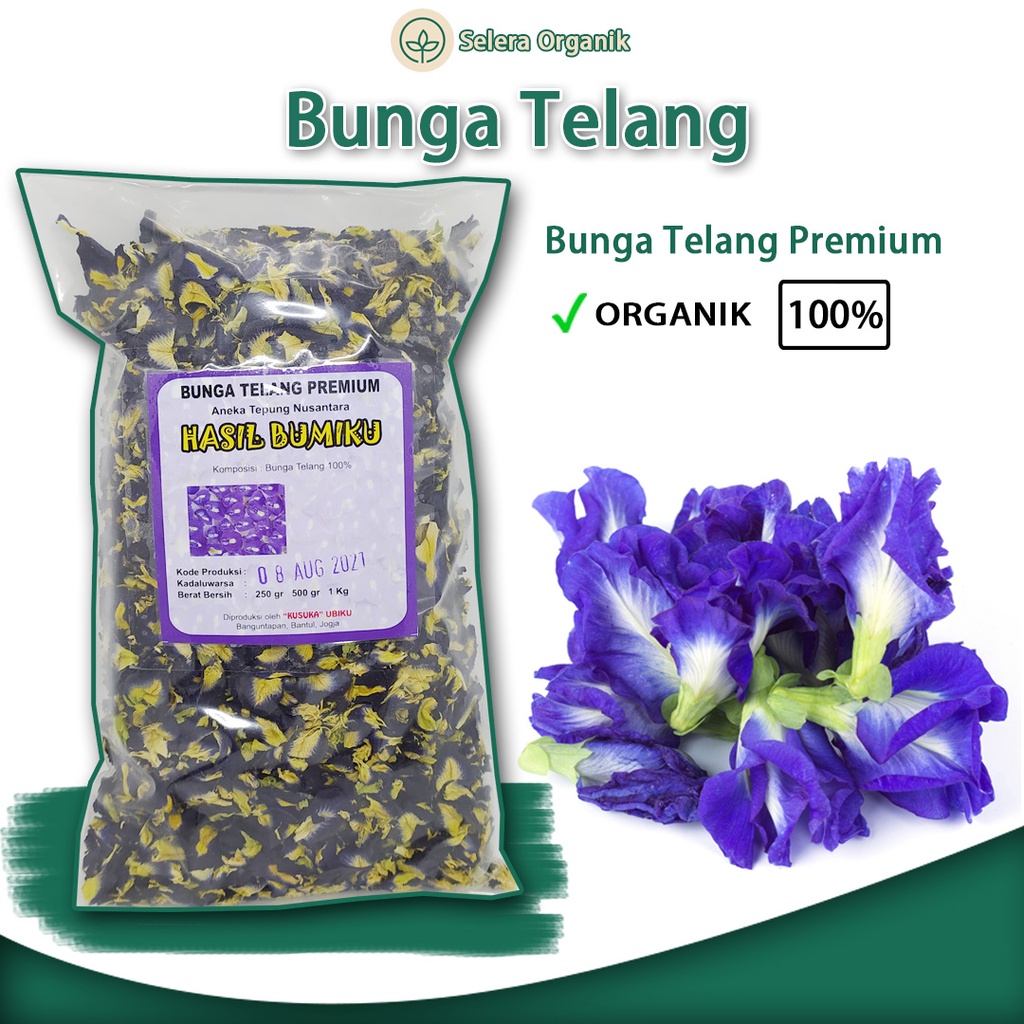 

Bunga Telang Premium Organik | Selera Organik Jogja