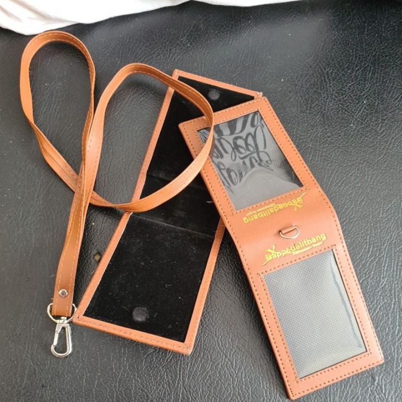 

dompet tali id kulit custome embos minim 50