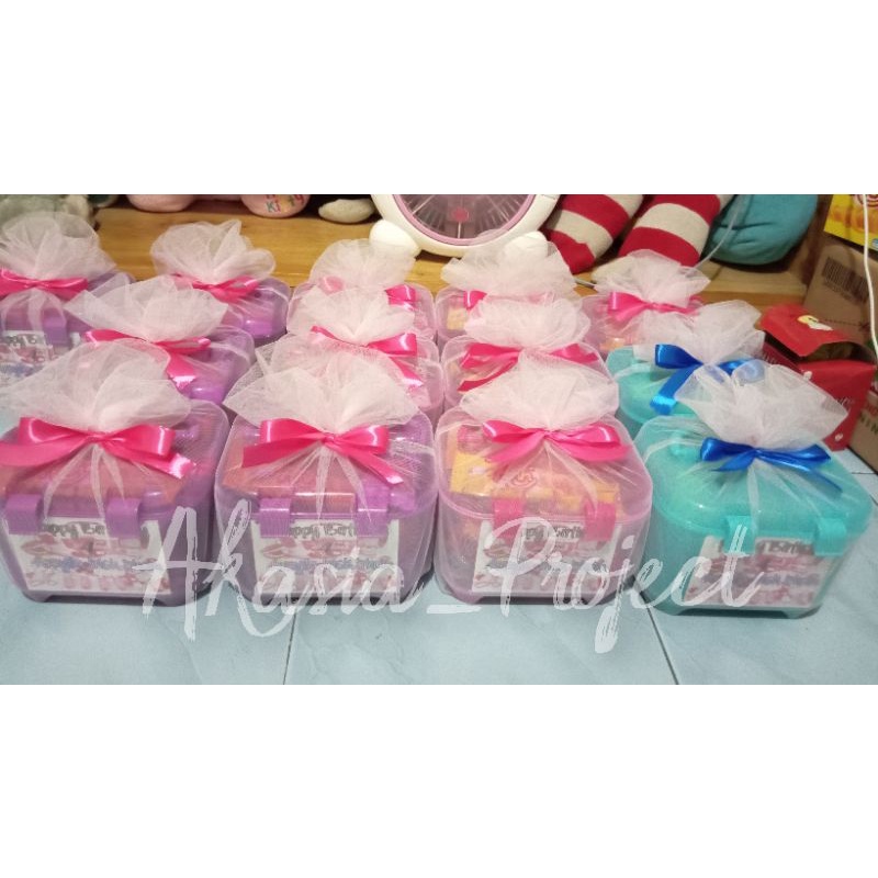 Paket snack ulang tahun anak/snack ultah anak/hampers box ultah/bingkisan ultah anak/goodie box ulta