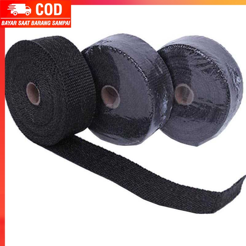 (100% BARANG ORI) GEONYIEEK Exhaust Wrap Lakban Peredam Panas Knalpot - MP-001