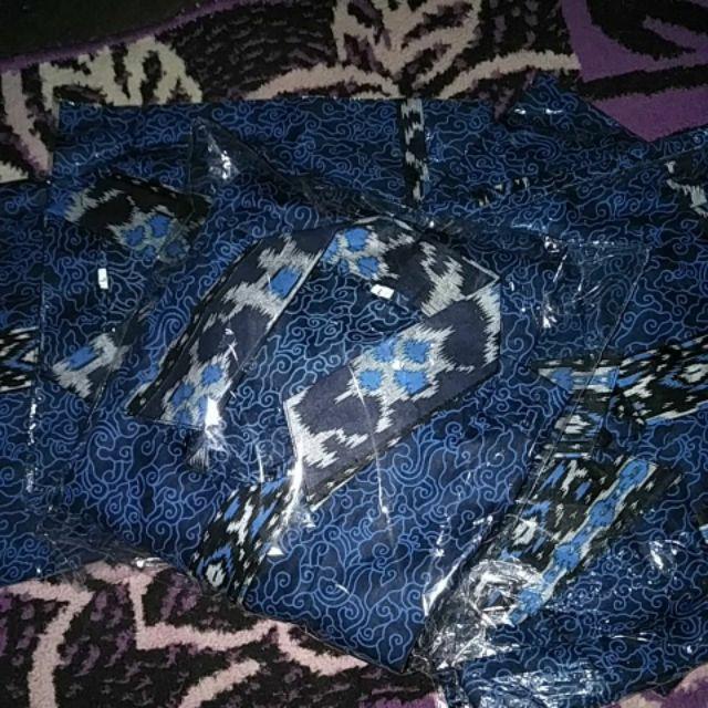 Kemeja Batik Mega Mendung Panjang | Pabrik Batik Hrb026 Batik Kenongo Panjang M L Xl