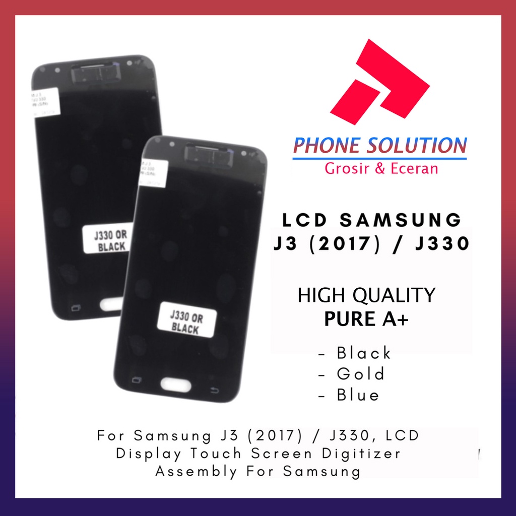 LCD Samsung J3 2017 / LCD Samsung J330 Fullset Touchscreen // Supplier LCD Samsung - Garansi 1 Bulan