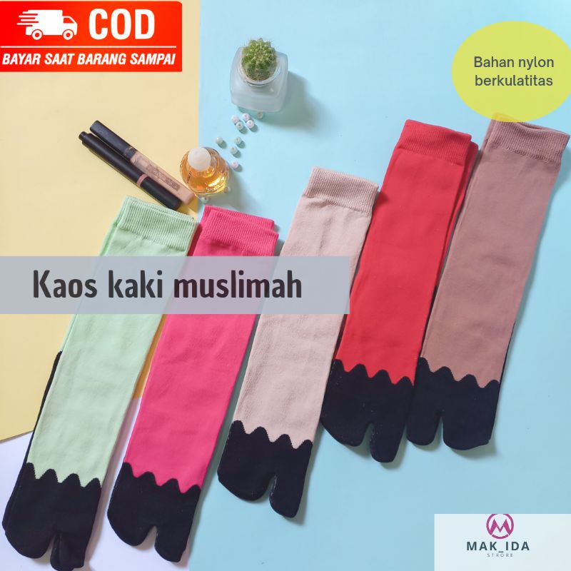 KAOS KAKI KAOS KAKI MUSLIMAH KAOS KAKI WANITA KAOS KAKI TAPK HITAM  KAOS KAKI JEMPOL MUSLIMAH GROSIR