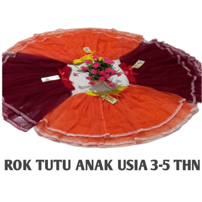 ROK ANAK TUTU RENDA UNTUK ANAK USIA 3-5 TAHUN