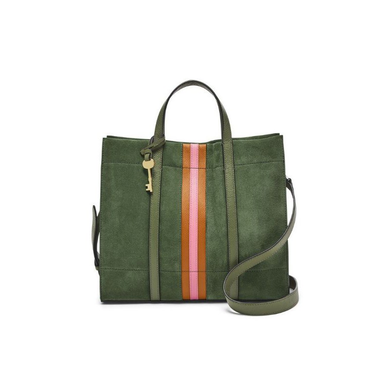 fossil Carmen Shopper Fossil Carmen Shopper Aloe Applique