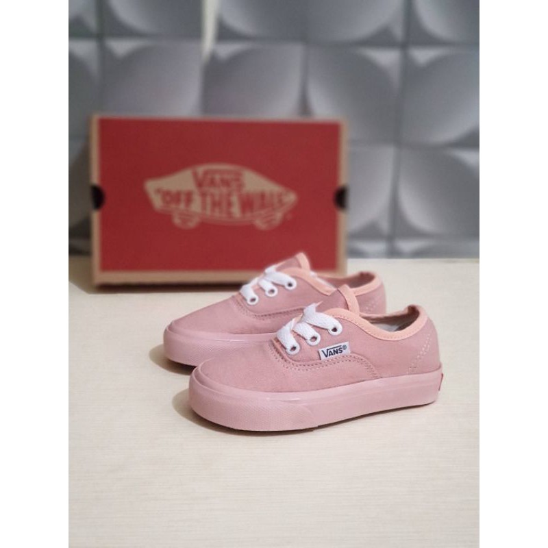 SEPATU ANAK PEREMPUAN VANS AUTHENTIC ANAK PEACH PREMIUM HIGH QUALITY KADO KIDS