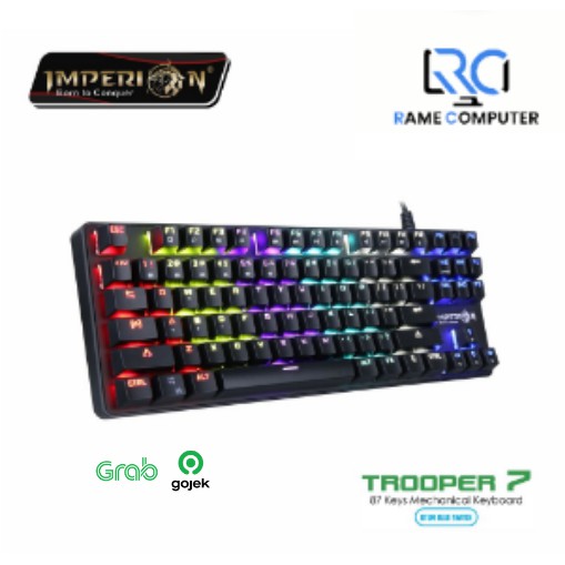 Keyboard Gaming Imperion Trooper 7 KG-M07F Mechanical RGB