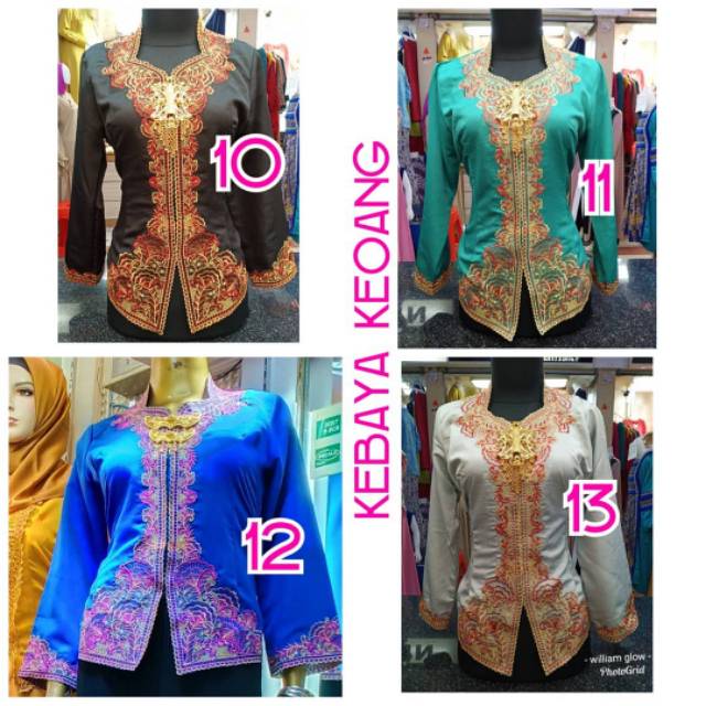 Kebaya keong bordiran langsung kebahan