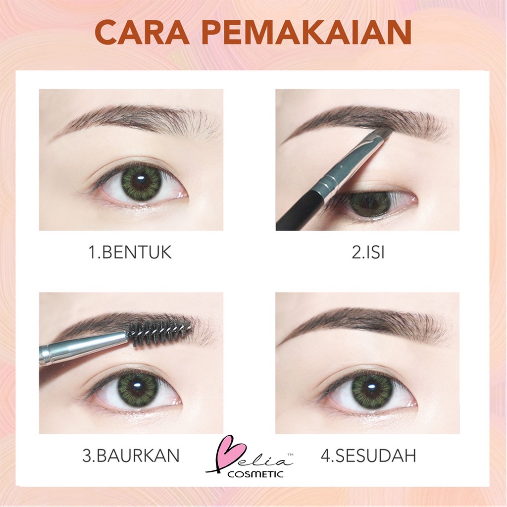 ❤ BELIA ❤ YOU Colorland Art Shaping Brow Pomade | Eyebrow Pomade | Pensil Alis | Pewarna Alis | BPOM