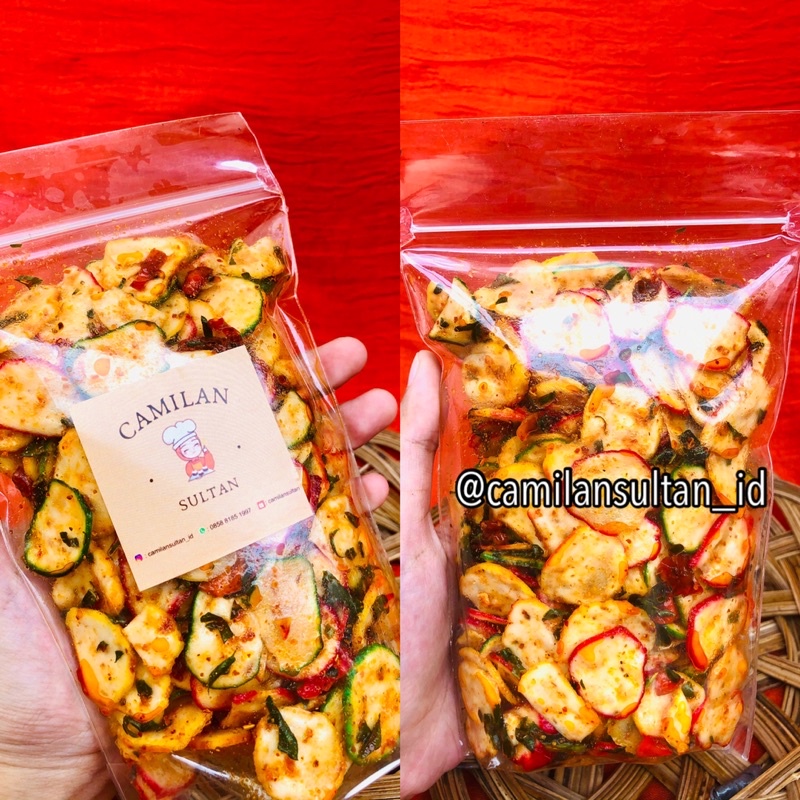 

KERUPUK SEBLAK PEDAS SULTAN 150g - PUSAT CAMILAN PEDAS, GURIH & MANIS