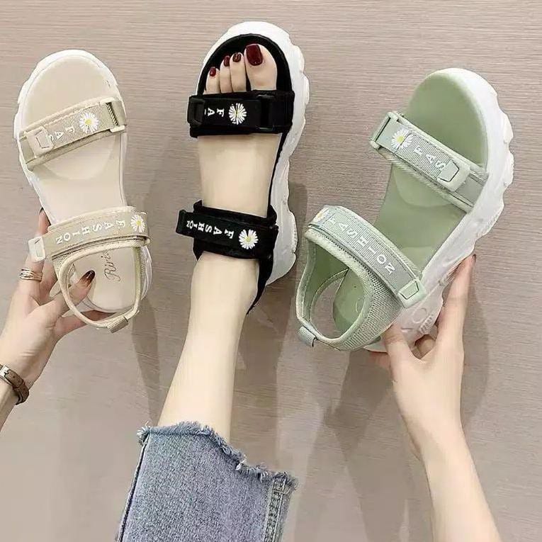 PROMO 9.9 Sale Sandal Gunung Anak Wanita Kasual Sandal Gunung Korea Flower