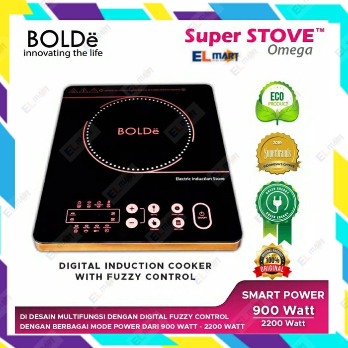 Kompor Induksi BOLDE Super Stove Omega Digital Induction Cooker kompor induksi BOLDE OMEGA