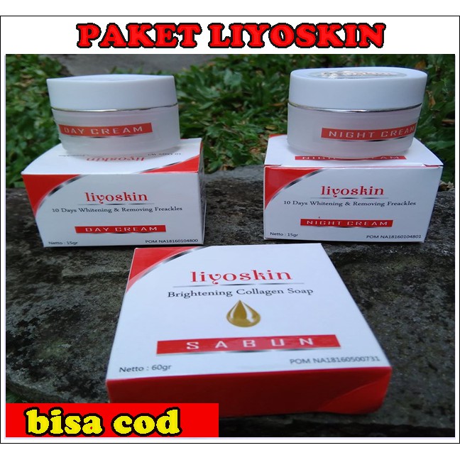 Cream Pemutih Wajah | Cream Wajah BPOM | Cream Wajah Glowing LIYOSKIN PAKET