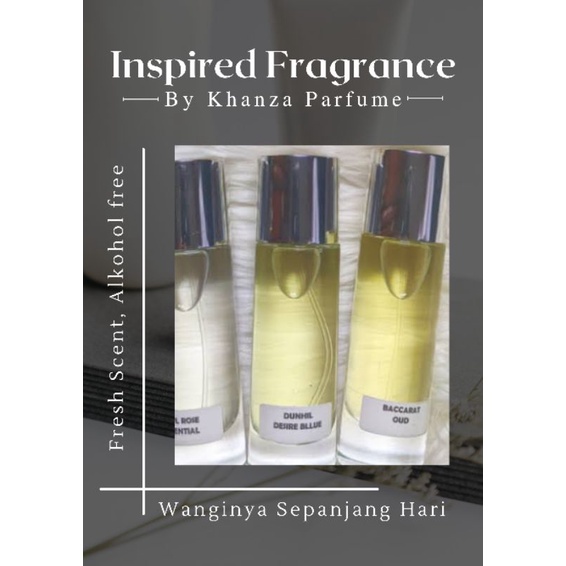 Inspired Parfume Fragrance Bandung Parfum Refill Paket Hemat Botol 35ML