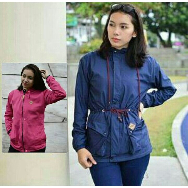 Jaket Bb Parka Navy Pink