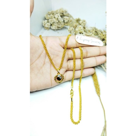 Kalung Lempis terbaru / koin mesin / warna 24k