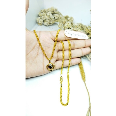 Kalung Lempis terbaru / koin mesin / warna 24k