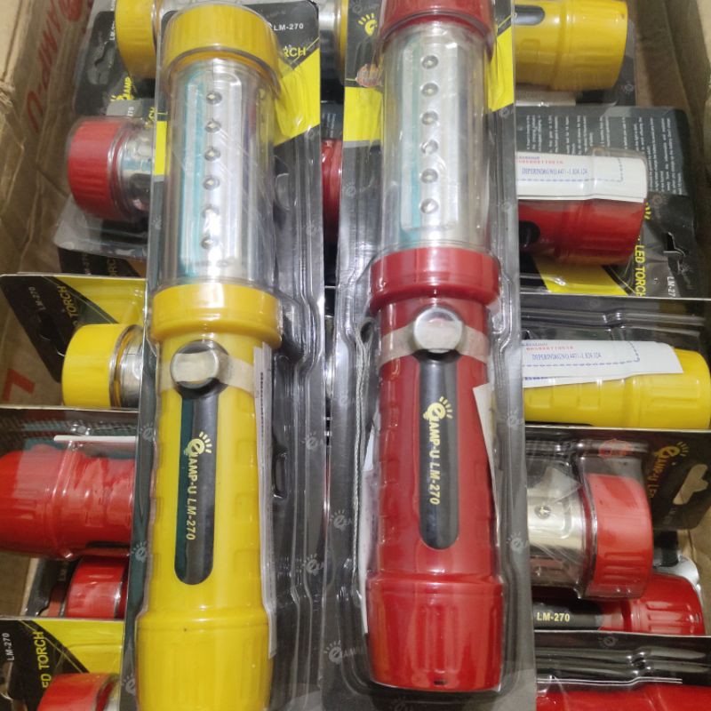 center lampu led torch batre tahan lama dan terang