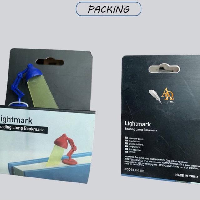 

COD Pembatas Buku Unik / Bookmark Edisi Lampu Baca Imut Lux Limited PROMOKode 2151