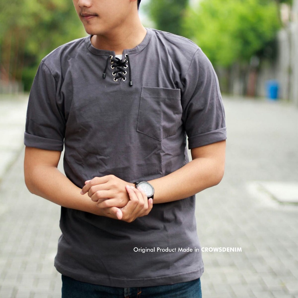 Kaos V Neck Crows Zero - Genji Rope