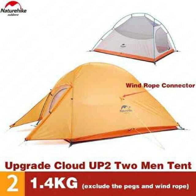 TENDA CLOUD UP 2X 210T NATUREHIKE NH17T001-T (Upgrade Version) // TENDA NATUREHIKE CLOUD UP 2 PERSON
