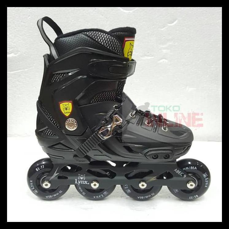 GRATIS  Sepatu Roda LYNX BM138 Recreational Inline Skate - Full Black