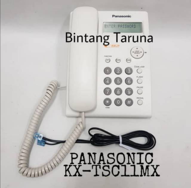 Telepon Kabel Panasonic KX-TSC11MX Telepon Panasonic TSC11 (Putih)