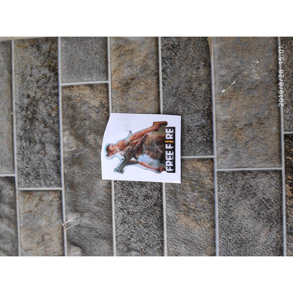 Stiker Logo Game Free Fire Casing HP Motor Helm Laptop Club Tembak FPS