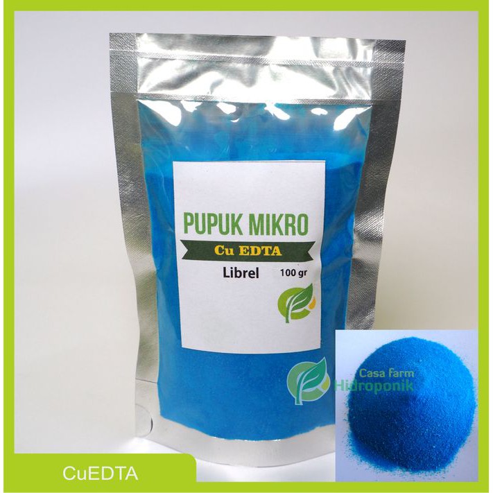 Promo Pupuk Nutrisi Mikro Librel Cu (Cu EDTA) 100 gr Limited
