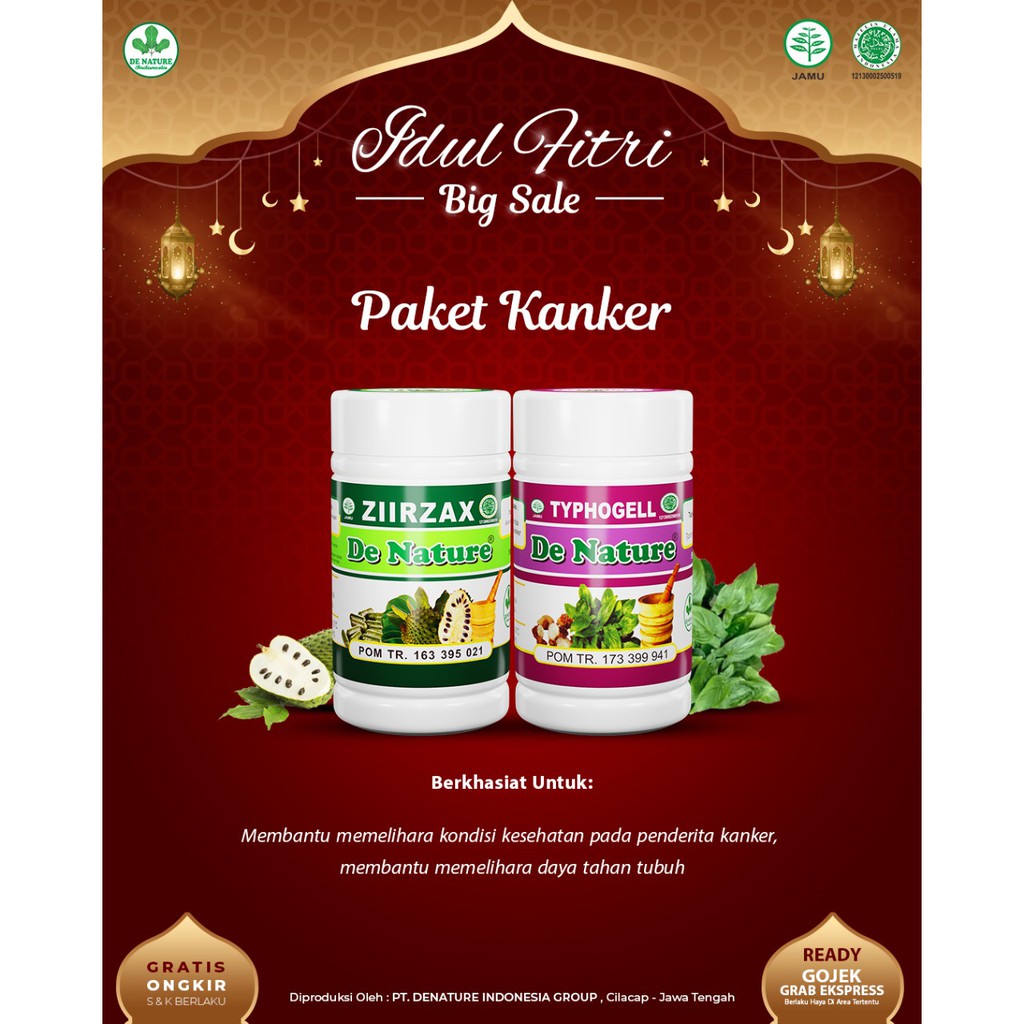 Obat Kanker Tumor Rahim - Obat Kanker Leher Rahim - De Nature