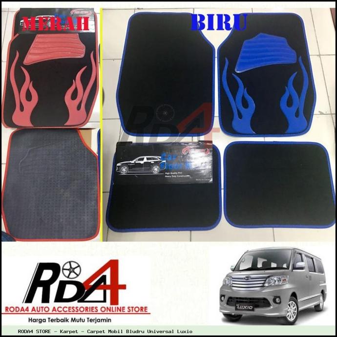 Karpet - Carpet Mobil Bludru Universal Luxio rod4 Ayo Order