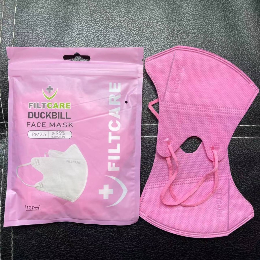 MASKER DUCKBILL 10PCS MEDIS WARNA WARNI PINK HITAM PUTIH COKLAT KUNING MERAH ABU BIRU HIJAU ORANGE U